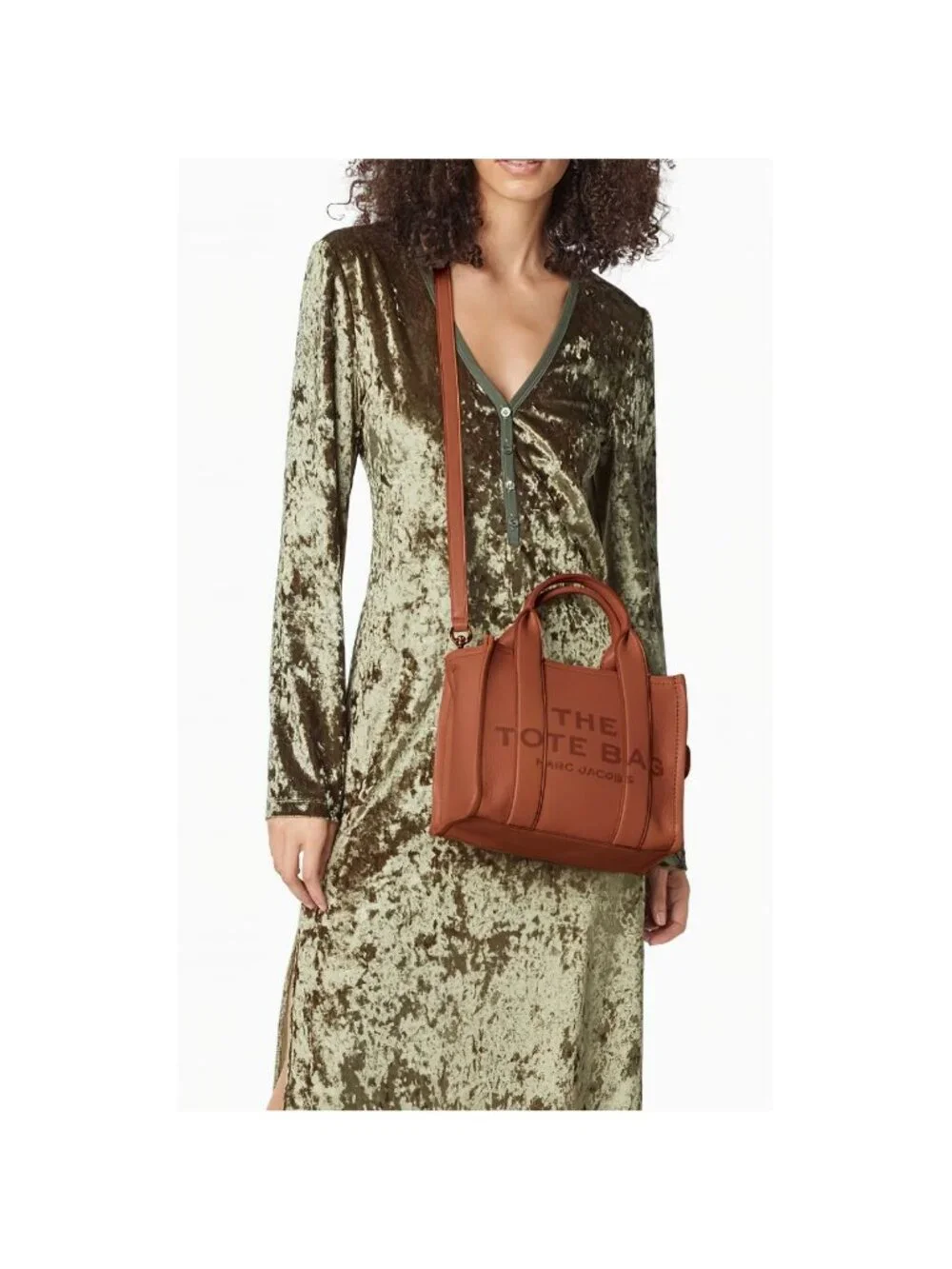 Marc Jacobs Women's The Small Leather Tote Bag Brown OS